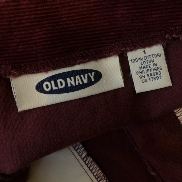 Old Navy(オールドネイビー)の美品‼︎ OLD NAVY コーデュロイ　ワインレッド　スカート レディースのスカート(ミニスカート)の商品写真