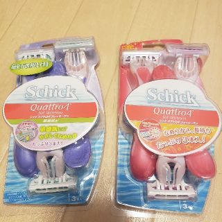 Schick シック シッククアトロ カミソリ ４枚刃 脱毛 ムダ毛　(カミソリ)