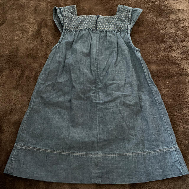 babyGAP(ベビーギャップ)のbaby Gap  デニムワンピース　100 キッズ/ベビー/マタニティのキッズ服女の子用(90cm~)(ワンピース)の商品写真