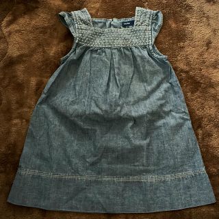 ベビーギャップ(babyGAP)のbaby Gap  デニムワンピース　100(ワンピース)