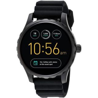 フォッシル(FOSSIL)の腕時計fossil  スマートウォッチQ MARSHAL交換ベルト2本付　美品(腕時計(デジタル))