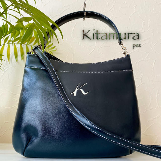 新品未使用 Kitamura キタムラ 3万 2way レザーショルダー バッグハンドバッグ