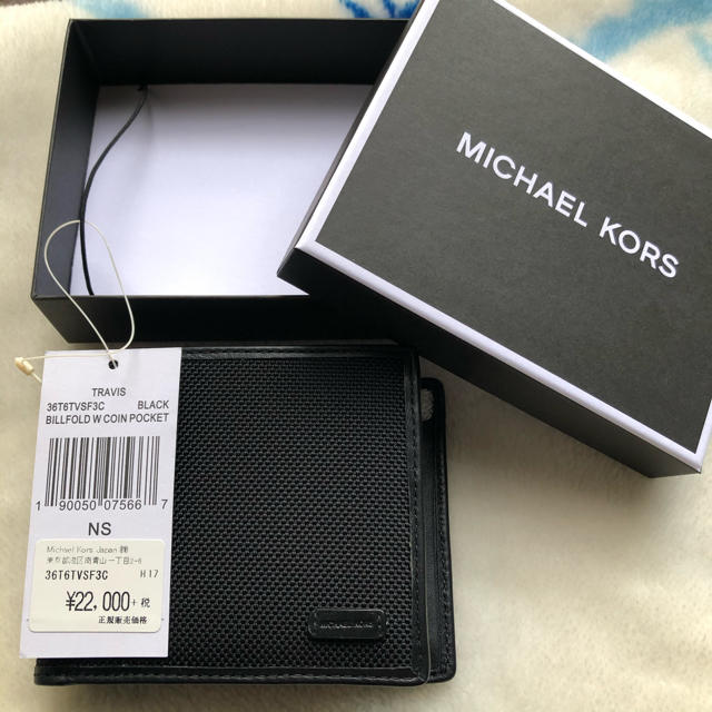 Michael Kors(マイケルコース)の新品未使用　MICHAEL KORS 　小銭入れ付折財布 メンズのファッション小物(折り財布)の商品写真