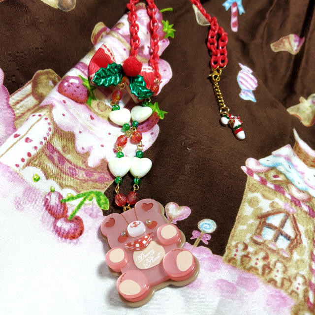 Angelic Pretty(アンジェリックプリティー)のベアネックレス レディースのアクセサリー(ネックレス)の商品写真