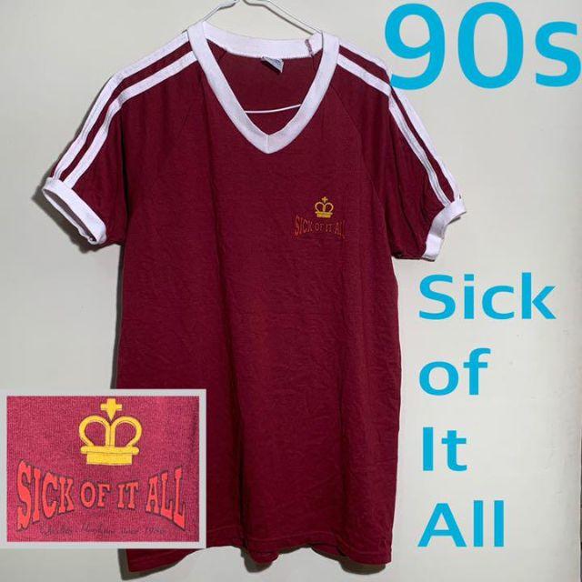 ヴィンテージロックT90s sick of it all シックオブイットオール デッドストック T