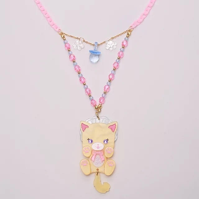 Angelic Pretty(アンジェリックプリティー)のネコネックレス レディースのアクセサリー(ネックレス)の商品写真