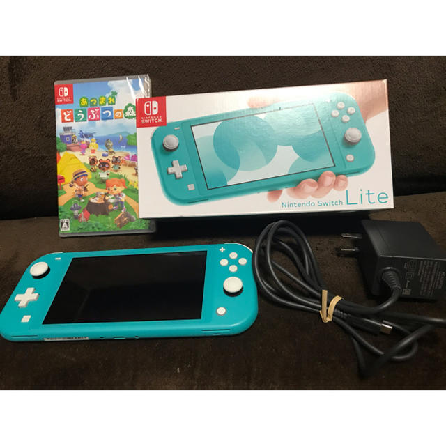 任天堂スイッチ ライト Switch Lite ターコイズ　どうぶつの森