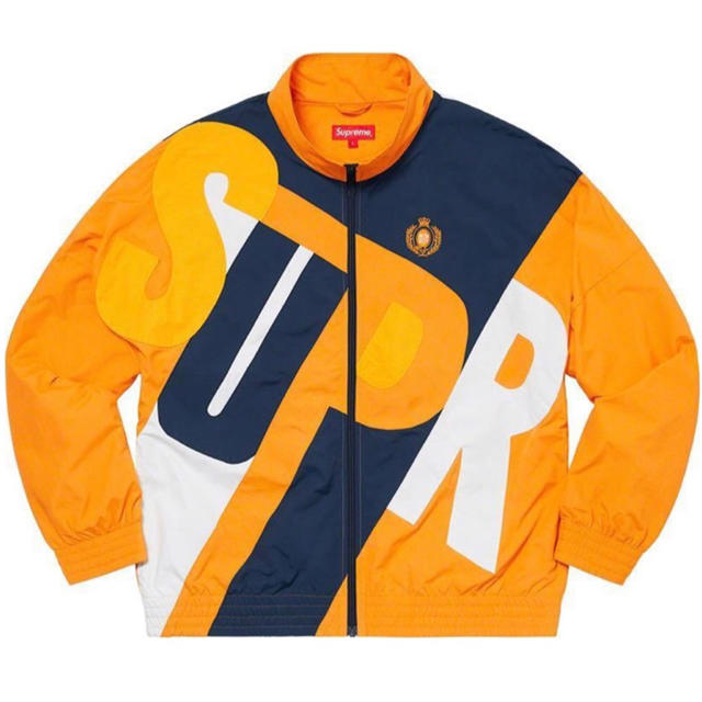 supreme big letter track jacketナイロンジャケット