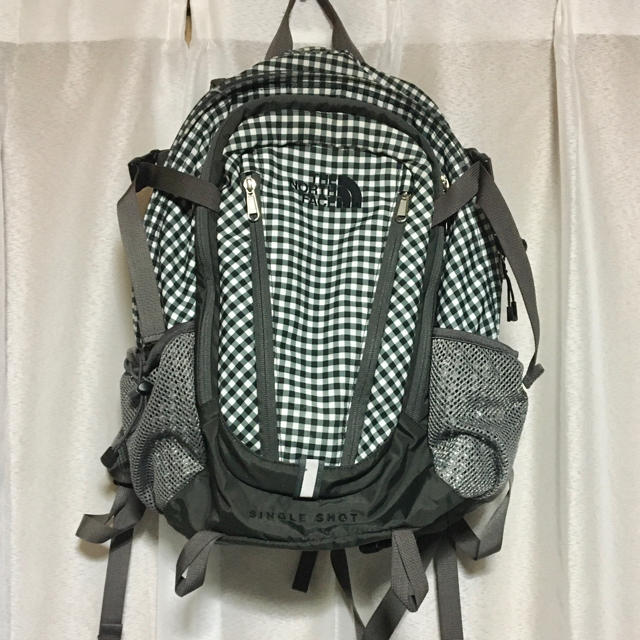 the north face ギンガムチェック バックパック リュック | フリマアプリ ラクマ