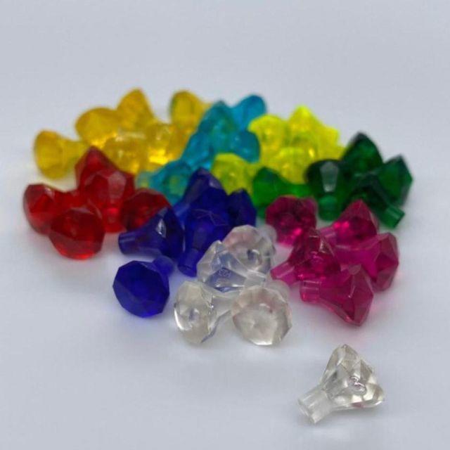 Lego(レゴ)の【新品】LEGO 宝石 ダイヤ 8色 40個セット キッズ/ベビー/マタニティのおもちゃ(知育玩具)の商品写真