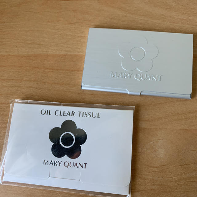 MARY QUANT(マリークワント)の【マリークワント】あぶら取り紙 ケース＋詰替セット コスメ/美容のメイク道具/ケアグッズ(あぶらとり紙)の商品写真