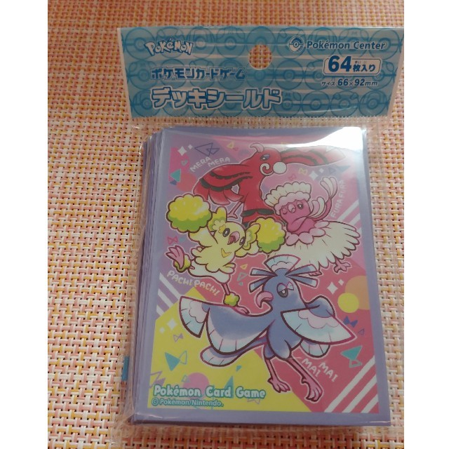 ポケモン(ポケモン)のポケモンカード オドリドリ デッキシールド スリーブ エンタメ/ホビーのトレーディングカード(カードサプライ/アクセサリ)の商品写真