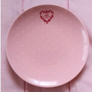 ベイビーザスターズシャインブライト(BABY,THE STARS SHINE BRIGHT)のBABY,THESTARTSSHINEBRIGHT 小皿 陶器 水玉柄 ピンク(その他)