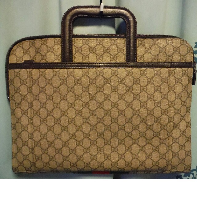います Gucci - 美品 GUCCI グッチ シェリーライン ブリーフケース ...