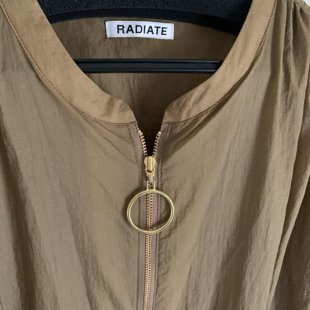 SCOT CLUB(スコットクラブ)のラディエイト✨RADIATE ゴールドジップ ナイロン ロングジャケット  レディースのジャケット/アウター(ロングコート)の商品写真