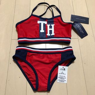 トミーヒルフィガー(TOMMY HILFIGER)の新品タグつき　Tommyトミー　日焼け防止機能付きロゴセパレート水着(水着)