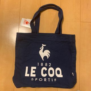 ルコックスポルティフ(le coq sportif)のルコック　ブルー　デニムバッグ(トートバッグ)