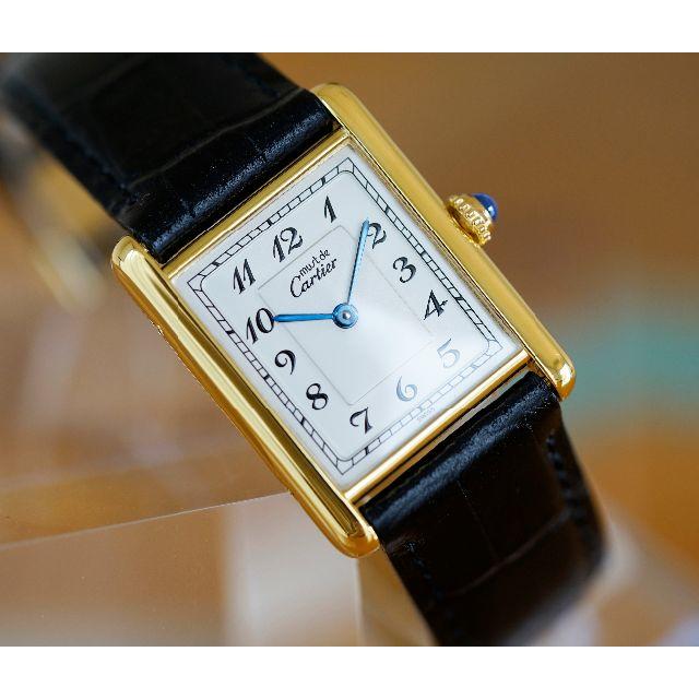 美品 カルティエ マスト タンク アラビア SM Cartier