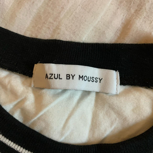 AZUL by moussy(アズールバイマウジー)のAZUL BY MOUSSY 白Tシャツ レディースのトップス(Tシャツ(半袖/袖なし))の商品写真