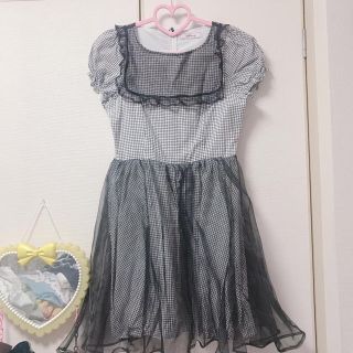 アンクルージュ(Ank Rouge)の♡美品✨Ank Rouge/チュールフリルワンピース♡(ミニワンピース)