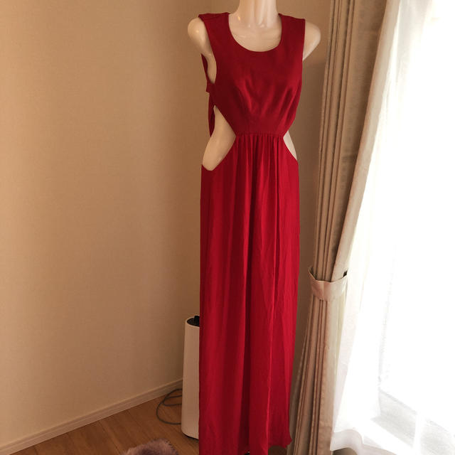 bcbg赤ドレス
