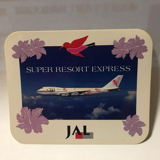 JAL(日本航空)(ジャル(ニホンコウクウ))のＪＡＬ B747 SUPER RESORT EXPRESS  ステッカー　1枚 エンタメ/ホビーのテーブルゲーム/ホビー(航空機)の商品写真