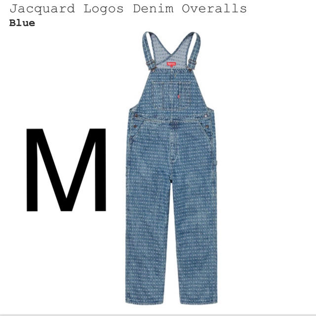 M supreme オーバーオール Jacquard Logos Denim