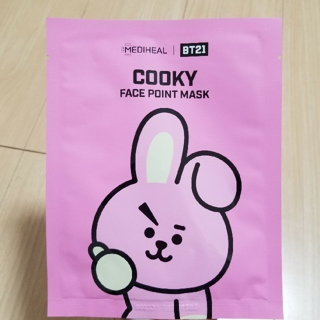 防弾少年団(BTS)(ボウダンショウネンダン)のBT21 MEDIHEAL FACE POINT MASK☆TATA☆COOKY コスメ/美容のスキンケア/基礎化粧品(パック/フェイスマスク)の商品写真