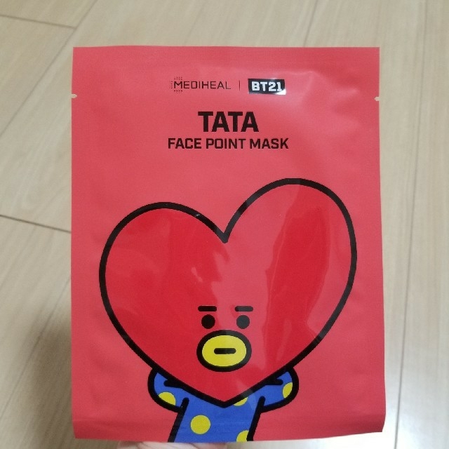 防弾少年団(BTS)(ボウダンショウネンダン)のBT21 MEDIHEAL FACE POINT MASK☆TATA☆COOKY コスメ/美容のスキンケア/基礎化粧品(パック/フェイスマスク)の商品写真