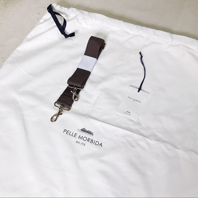 PELLE MORBIDA(ペッレ モルビダ)のPELLE MORBIDA  牛革　リュック　ネイビー メンズのバッグ(バッグパック/リュック)の商品写真