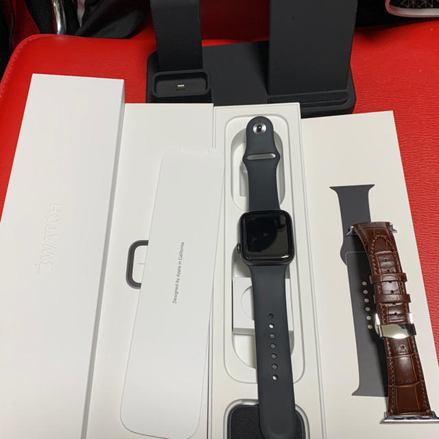 Apple Watch series4 44mm アルミニウム　ブラック　GPS