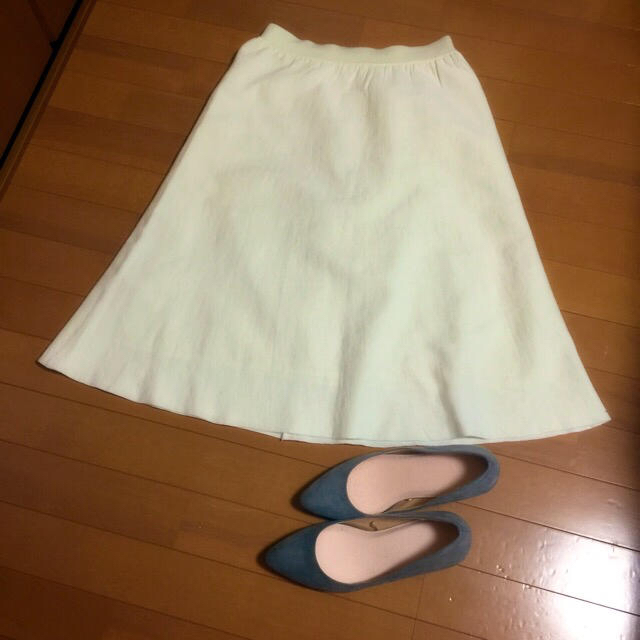 LEPSIM LOWRYS FARM(レプシィムローリーズファーム)の❤️白フレアスカート❤️ レディースのスカート(ひざ丈スカート)の商品写真