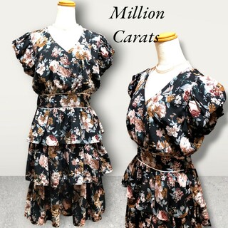 ミリオンカラッツ(Million Carats)のMillion Carats パーティドレス ワンピース ウエスト70〜76cm(ひざ丈ワンピース)