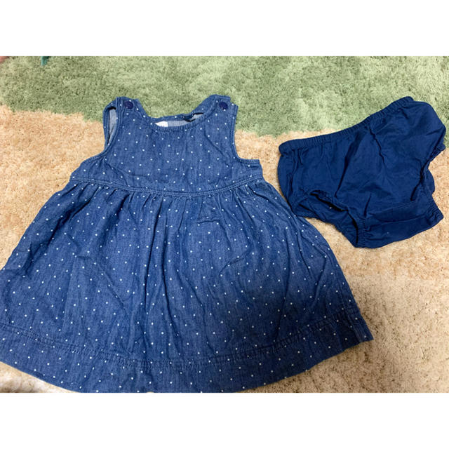 babyGAP(ベビーギャップ)のgapbaby 女の子　3点セット キッズ/ベビー/マタニティのベビー服(~85cm)(ロンパース)の商品写真