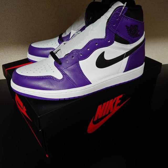 NIKE(ナイキ)のAir Jordan 1 Court Purple 28.0 メンズの靴/シューズ(スニーカー)の商品写真