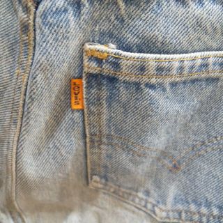 リーバイス(Levi's)の【Levi's】リメイクデニムスカート(ひざ丈スカート)