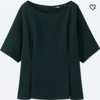 ユニクロ(UNIQLO)のUNIQLO ドレープタックTブラウス(シャツ/ブラウス(半袖/袖なし))