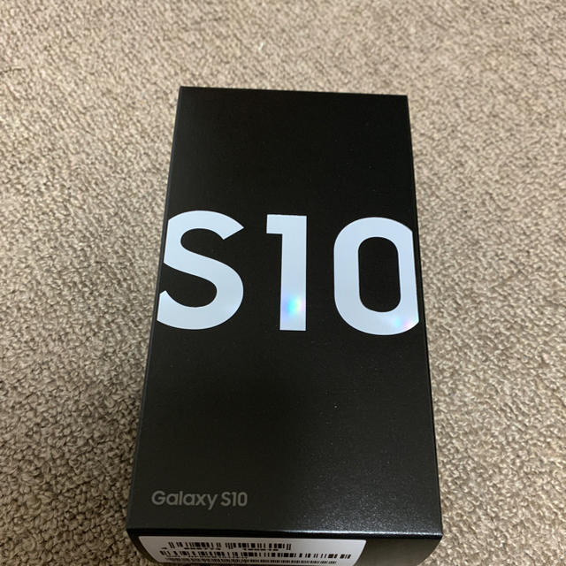 新品　未使用　GALAXY s10  SIMフリー プリズムホワイトスマートフォン/携帯電話