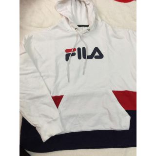 フィラ(FILA)のFILA パーカー 白 M(パーカー)