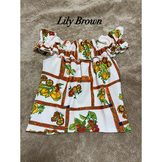 リリーブラウン(Lily Brown)のリリーブラウン　オフショルトップス(シャツ/ブラウス(半袖/袖なし))