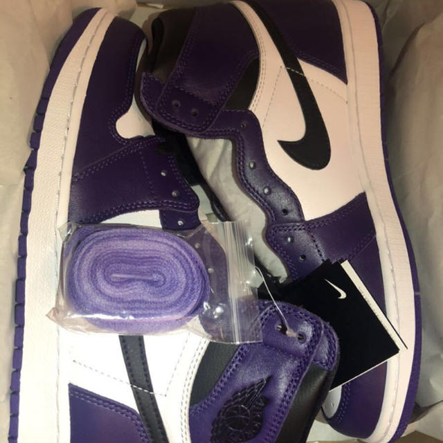 29cm NIKE AIR JORDAN 1 OG court purple 2