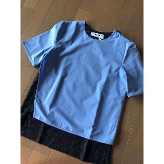 エムエスジイエム(MSGM)のりんご。様専用　MSGM レースカットソー(カットソー(半袖/袖なし))