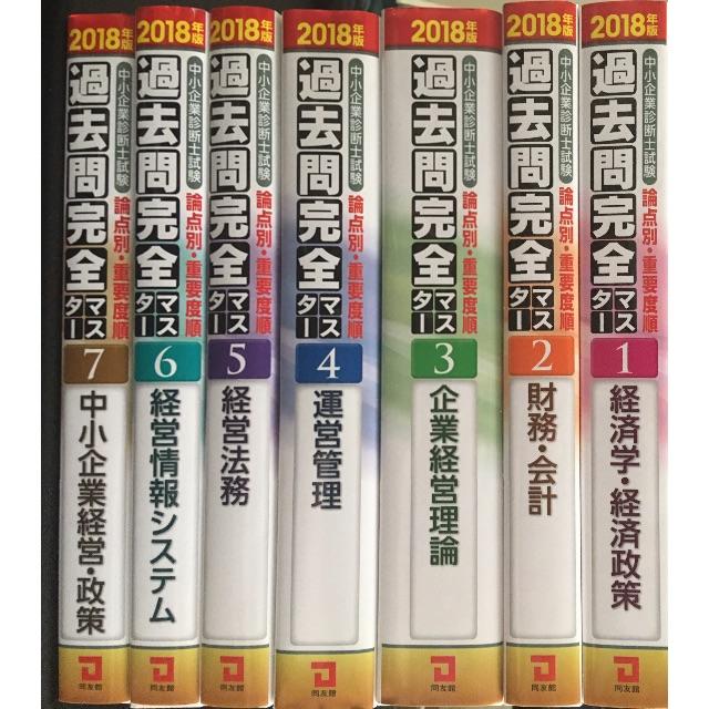 中小企業診断士試験論点別・重要度順過去問完全マスター 2018年版 1~7