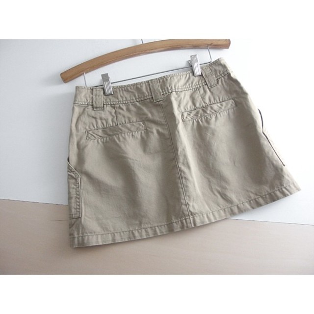 CHILD WOMAN(チャイルドウーマン)の春夏　⚫チャイルドウーマン●　綿麻ミニスカート　F　♪ベージュ　匿名配送 レディースのスカート(ミニスカート)の商品写真