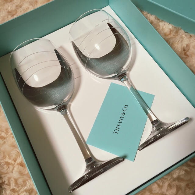 Tiffany & Co.(ティファニー)のティファニー♡ペアワイングラス インテリア/住まい/日用品のキッチン/食器(グラス/カップ)の商品写真