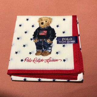 ポロラルフローレン(POLO RALPH LAUREN)のPOLO RALPH LAURENラルフローレン　ハンカチ　ベア　レディース (ハンカチ)