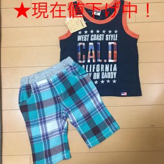 ダディオーダディー(daddy oh daddy)のダディオーダディー　ランニング&パンツセット　90  おまとめ　タンクトップ　(Tシャツ/カットソー)