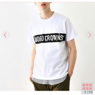 ロデオクラウンズワイドボウル(RODEO CROWNS WIDE BOWL)の☆ 新品未使用 未開封 ☆ ロデオ チェスト ロゴ Tシャツ(Tシャツ/カットソー(半袖/袖なし))