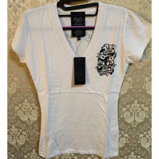 エドハーディー(Ed Hardy)の130ARICE様専用エドハーディー Ed Hardy 白Tシャツ Ｓサイズ(Tシャツ(半袖/袖なし))