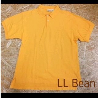 エルエルビーン(L.L.Bean)のLL Bean　イエローオレンジ　ポロシャツ　状態良好(ポロシャツ)